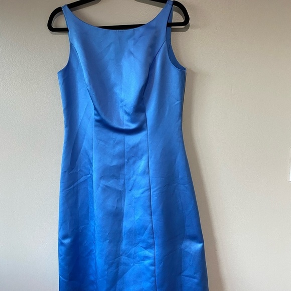 David’s Bridal Blue Short Dress - Picture 3 of 9